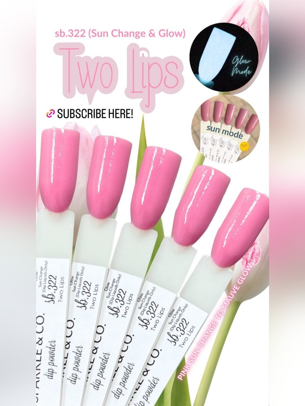 NEW! Sparkle & Co. Tulips Dip Powder Mini Set - Picture 9 of 16